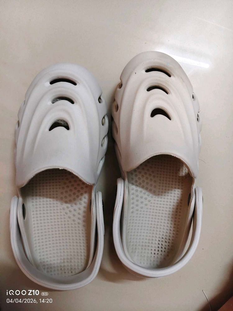 Comfortable White Clogs