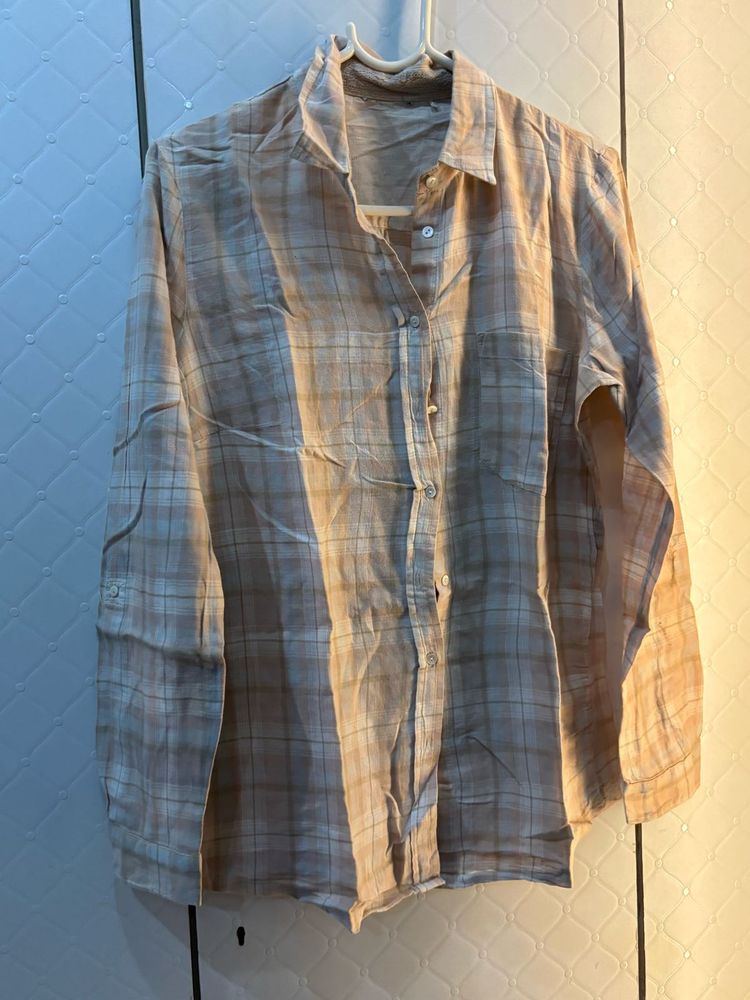 Sandstone Plaid Shirt