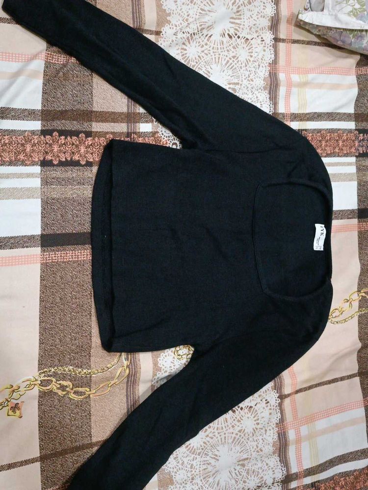 Black Long Sleeve Top
