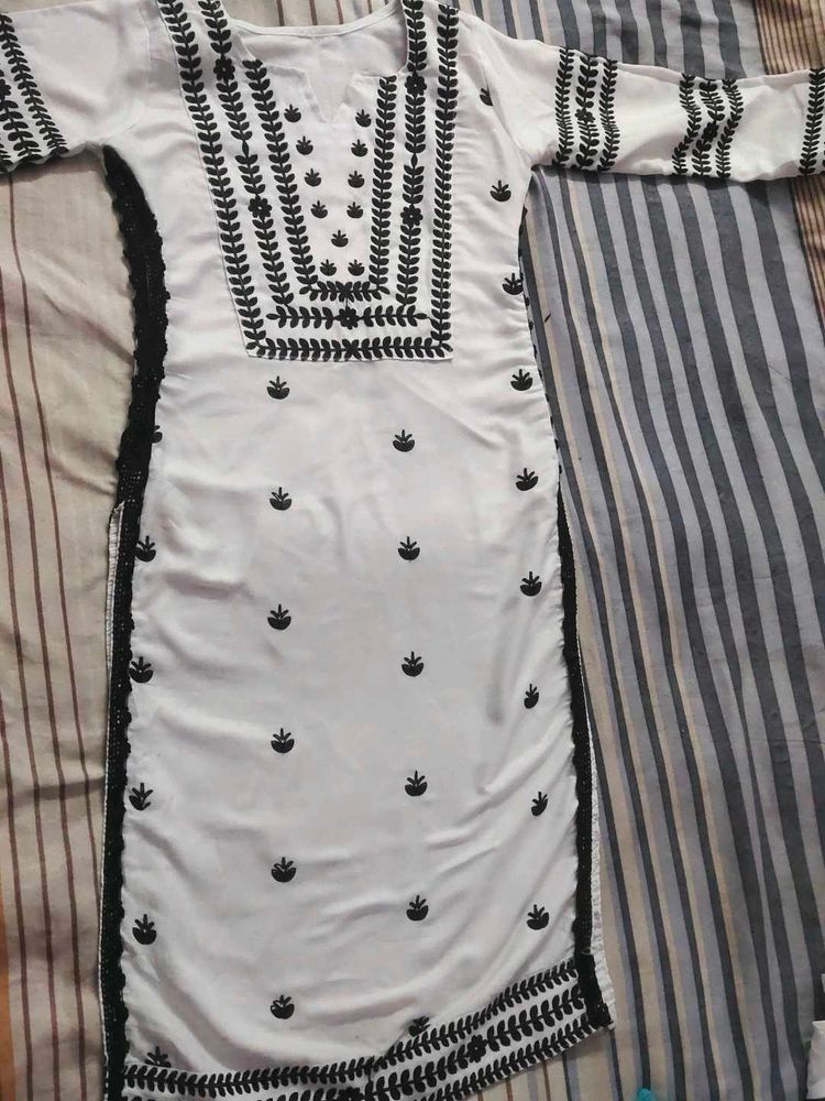 white kurti