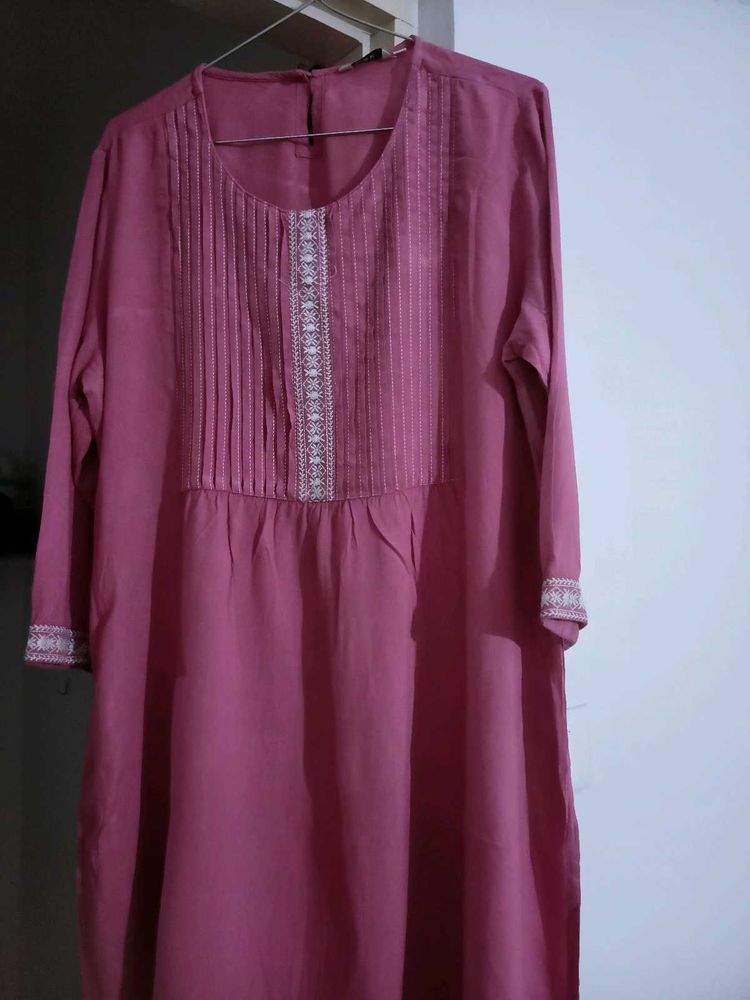 Dusty Rose Tunic Top