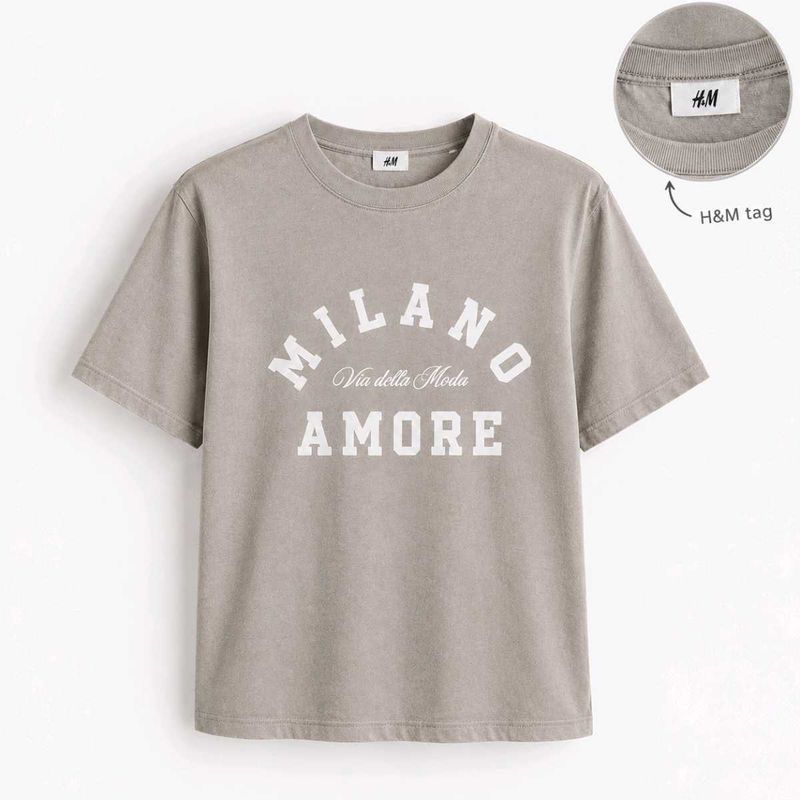 H&amp;M Milano Amore Graphic T-Shirt