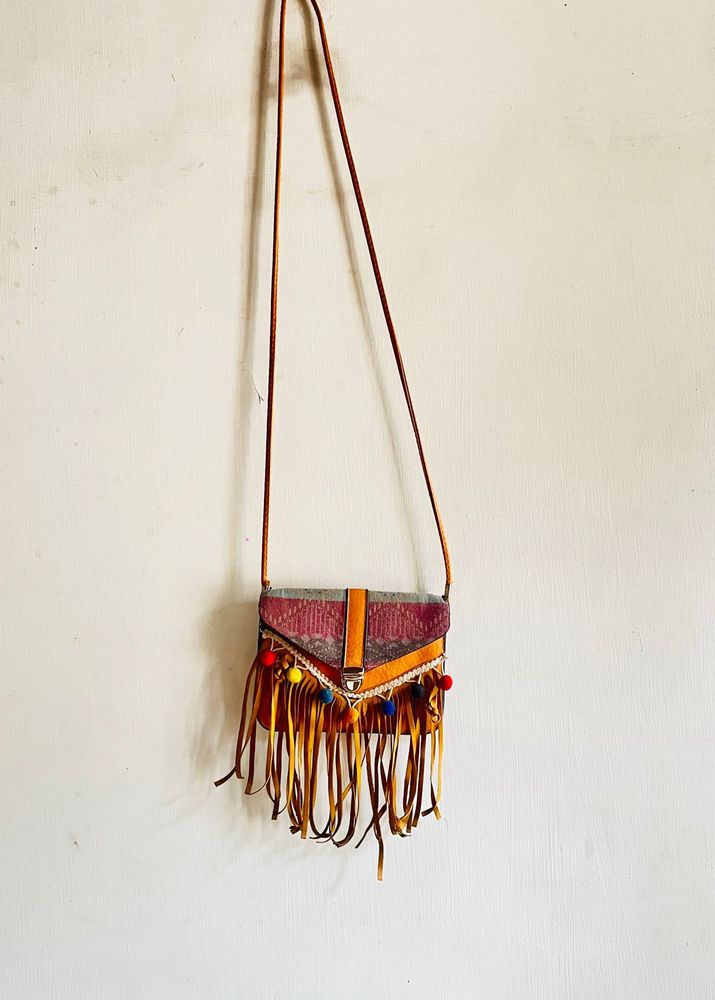 boho Fringe Crossbody sling Bag