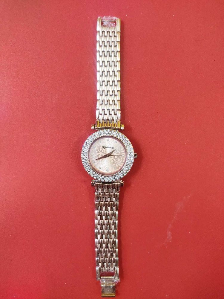 Elegant Women's Rose Gold Watch