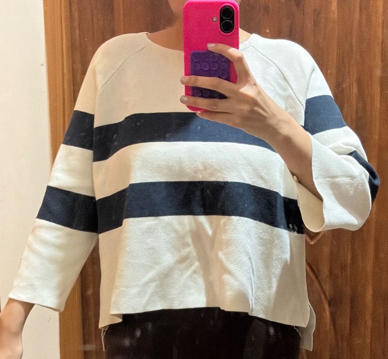 Striped Long Sleeve Top