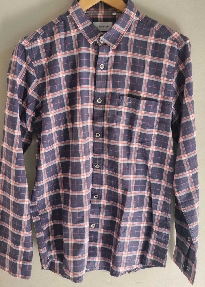 Classic Plaid Button-Down Shirt