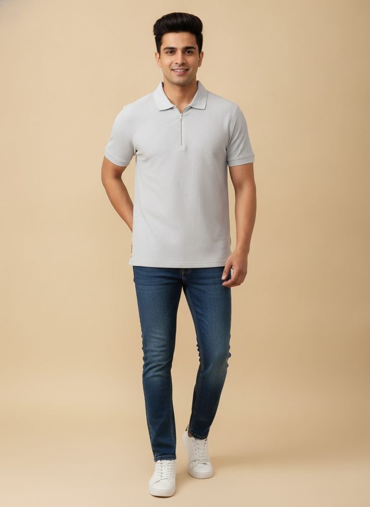 Stylish Short Sleeve Polo Shirt