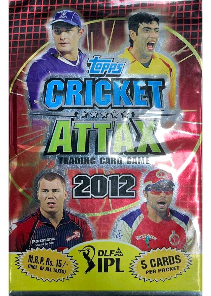 Topps Cricket Attax Trading Card Pack 2012