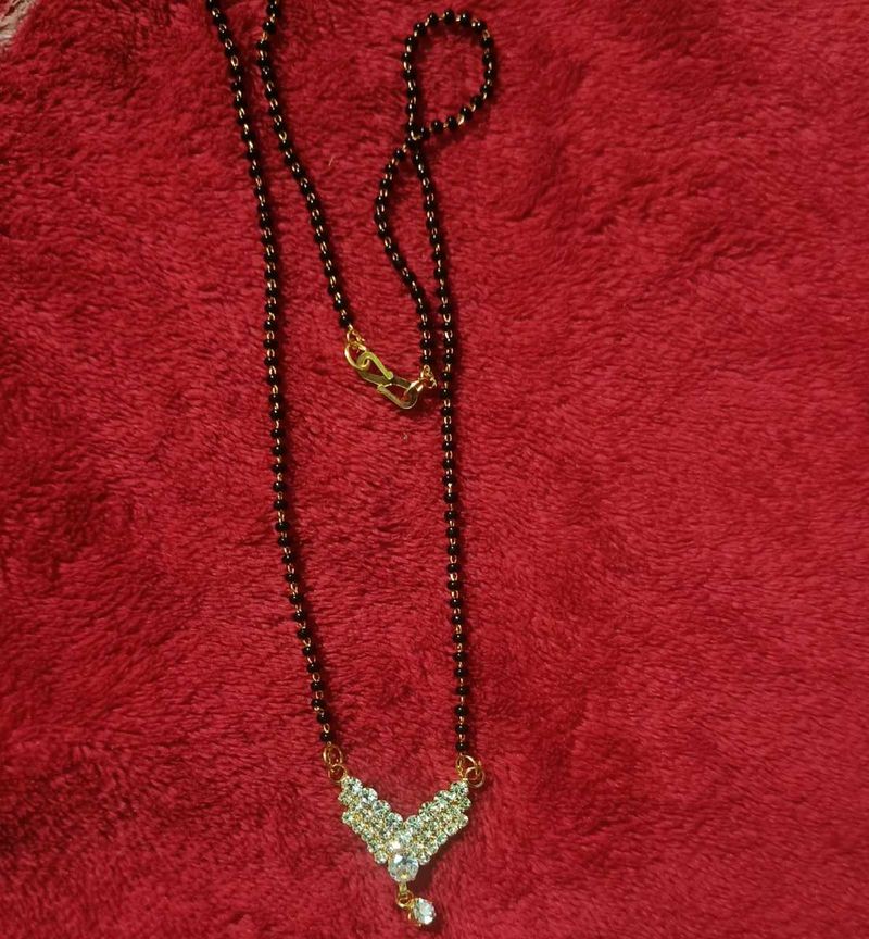 Stylish Mangalsutra with CZ Stones