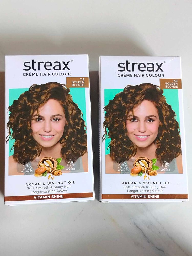 Streax Creme Hair Colour - Golden Blonde 7.3
