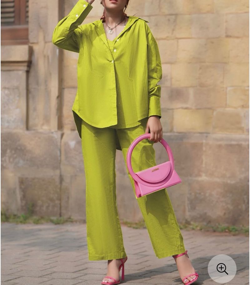 ZARA Lime Green Co Ords .