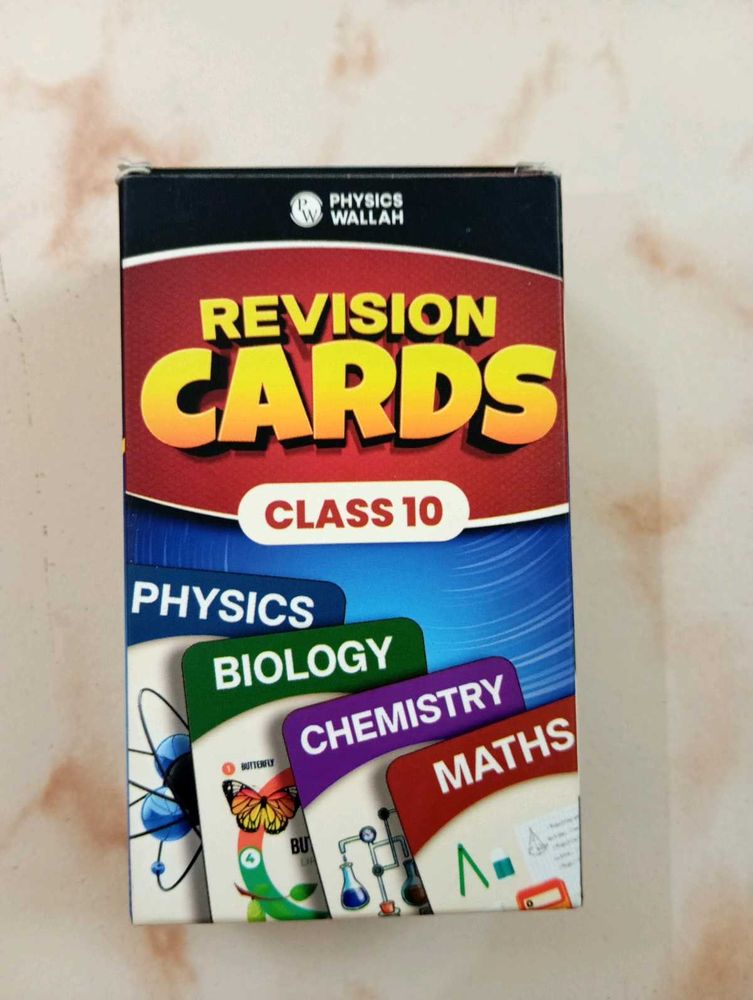 Physics Wallah Revision Cards Class 10
