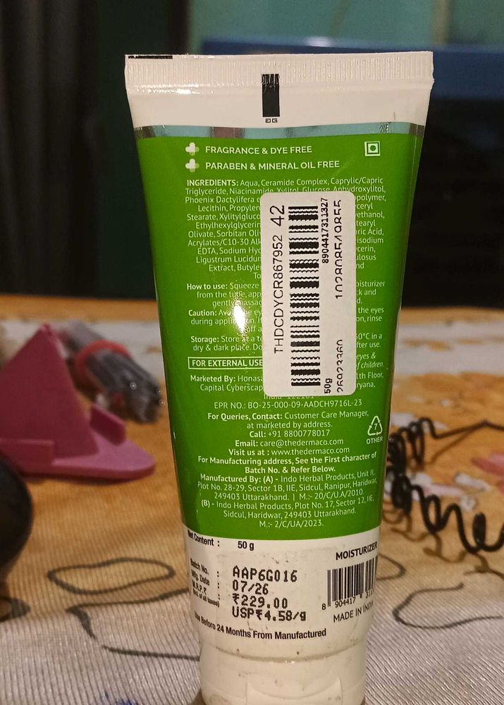 The Derma Co. Moisturizer 50g