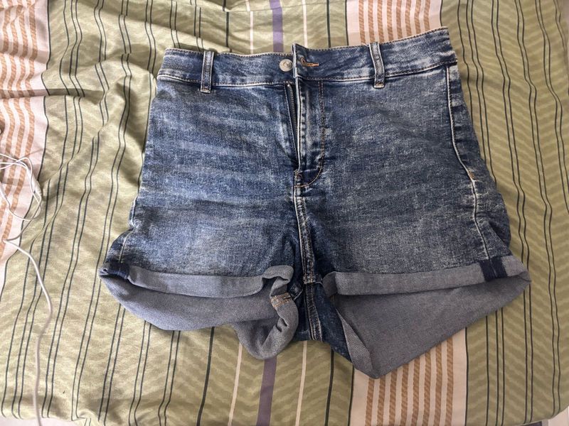 High Waisted Indie Denim Shorts