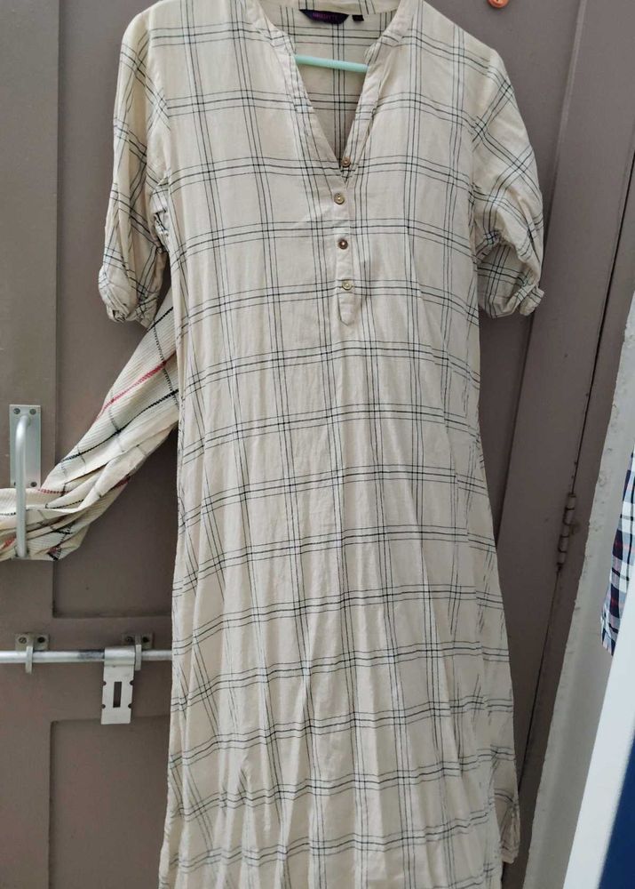 Checkered Kurta