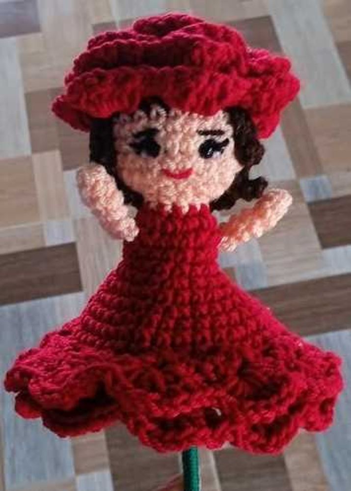 Reversable Crochet Doll