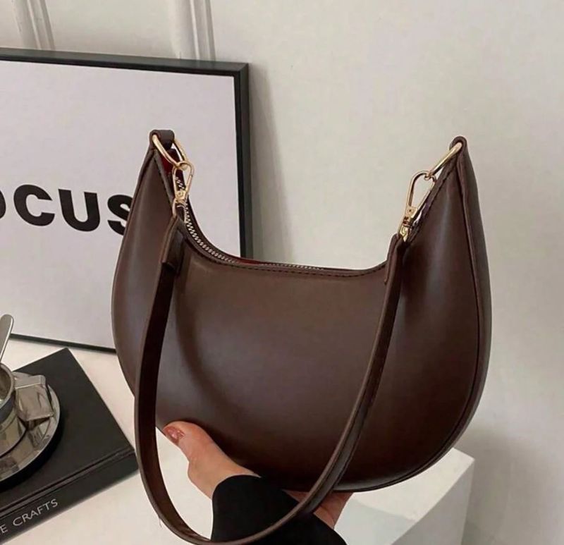 solid shoulder bag