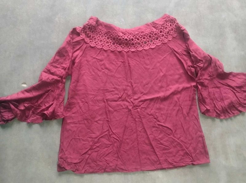 Women's Bell Sleeve Top