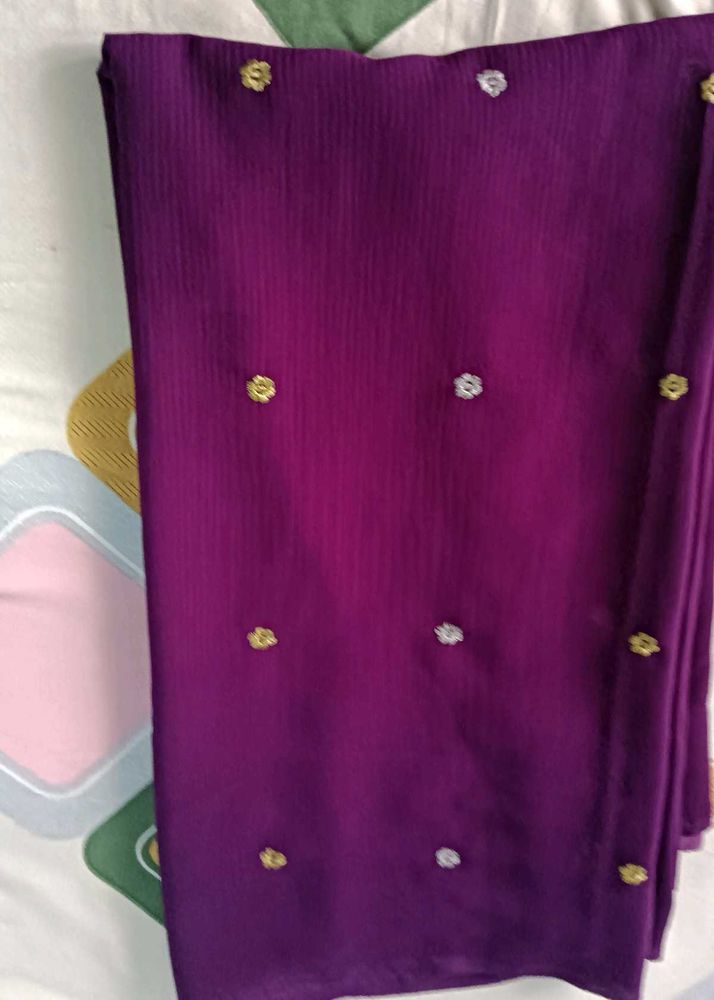 Beautiful Purple Saree