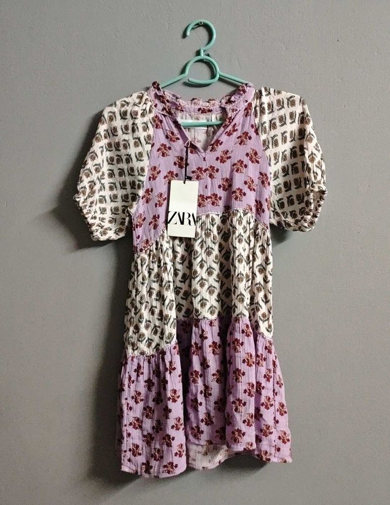 Zara Floral Print Dress