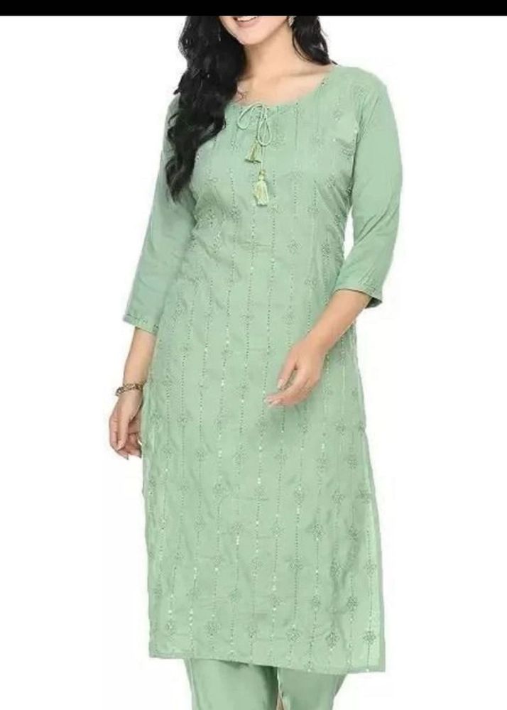 Elegant Green Kurta Set