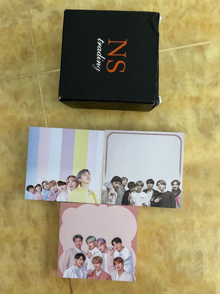 BTS Sticky Notes 3 In 1 Pack