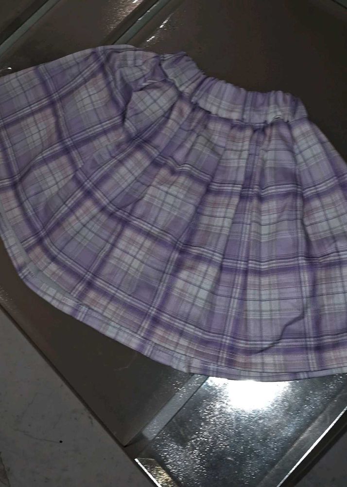 Cute Plaid Mini Skirt 🌸🎀