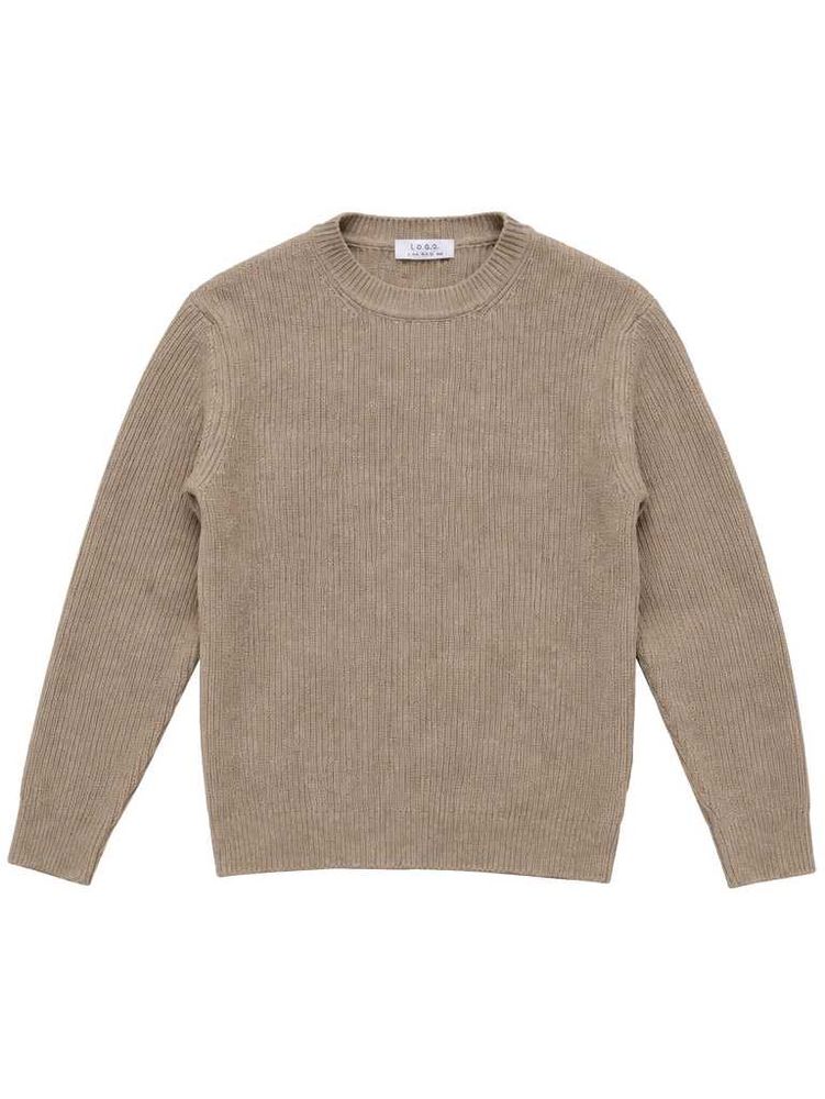 Classic Ribbed Knit Sweater