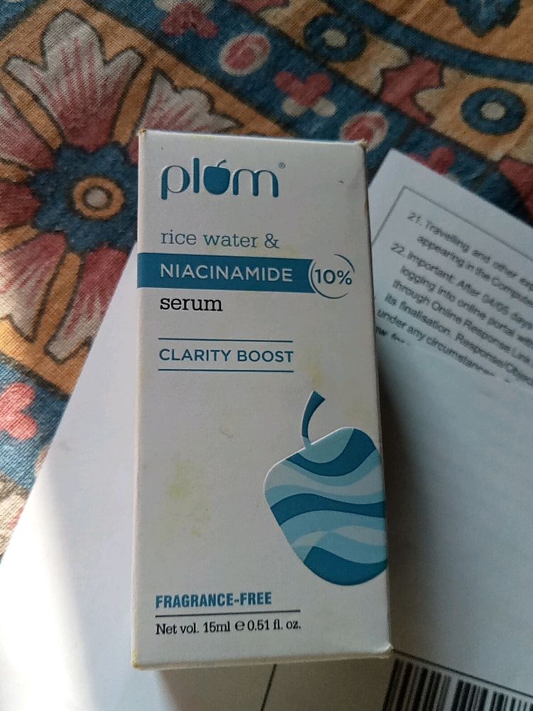 Plam Rice Water &amp; Niacinamide Serum