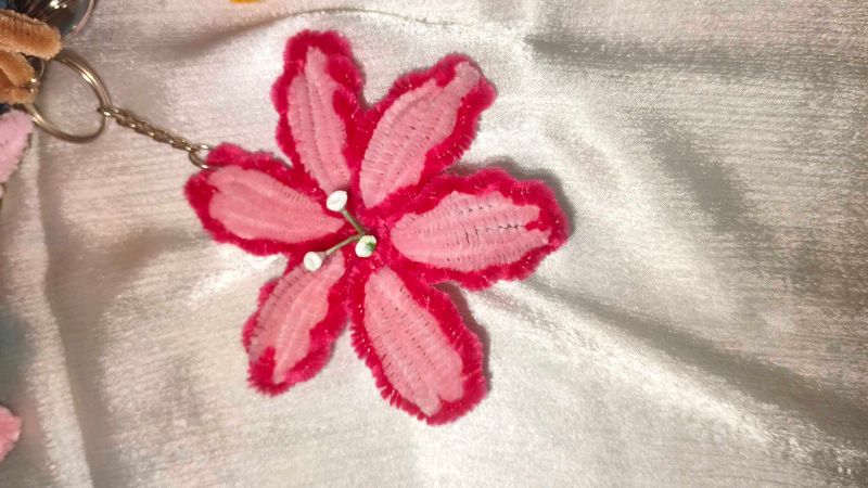 Cute Flower Keychain