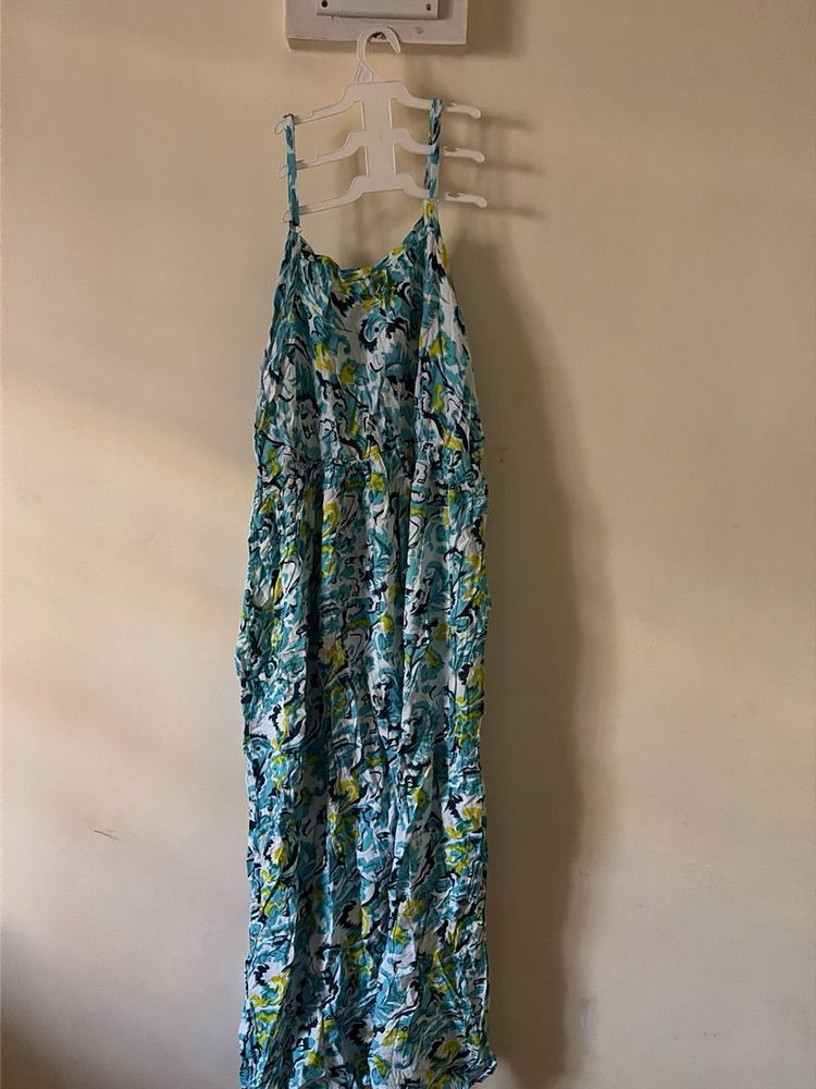 one piece midi dress for casual or beach wear