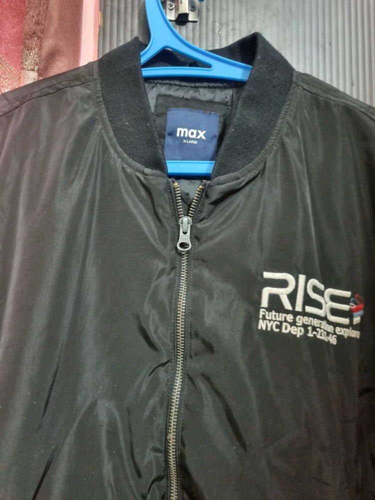 Men's Black Bomber Jacket