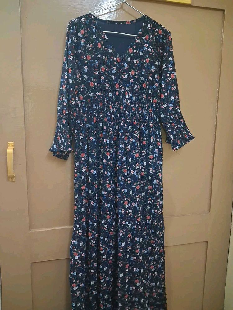 Floral Print Maxi Dress