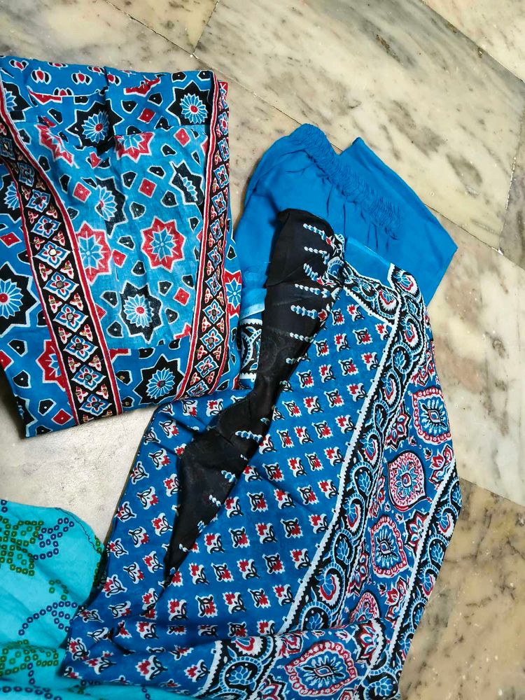 Anarkali suit mirror work