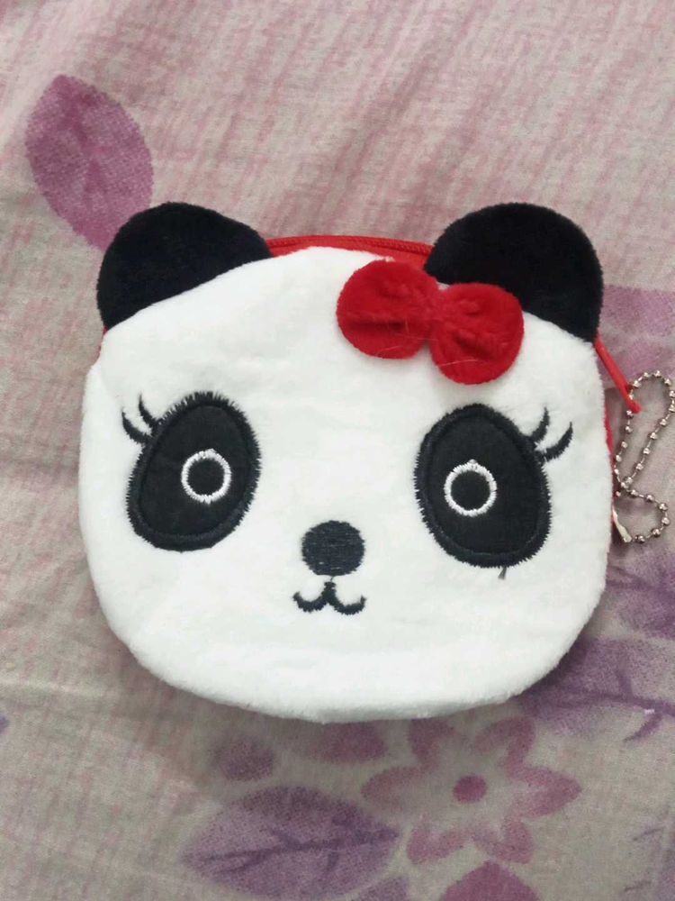 Adorable Panda Face Pouch