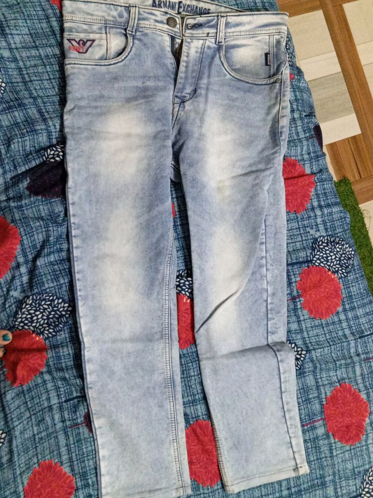 Armani Exchange Light Wash Jeans