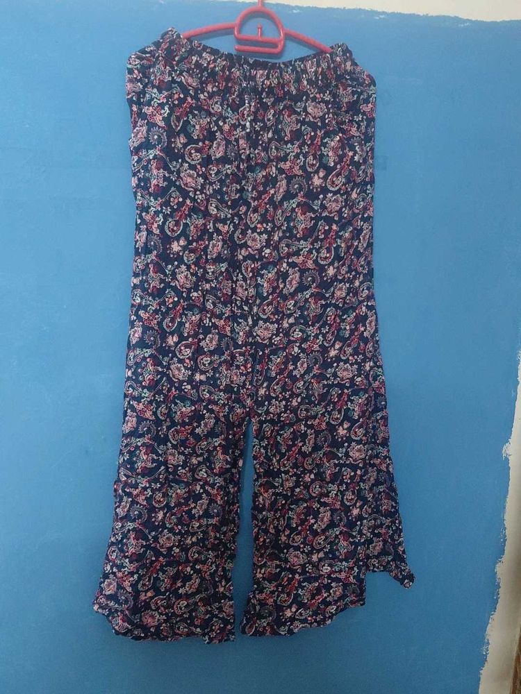 Flowy Floral Palazzo Pants
