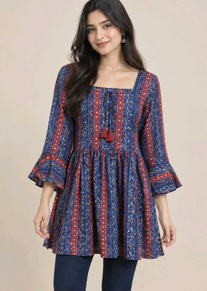 😍Mirror work Kurti