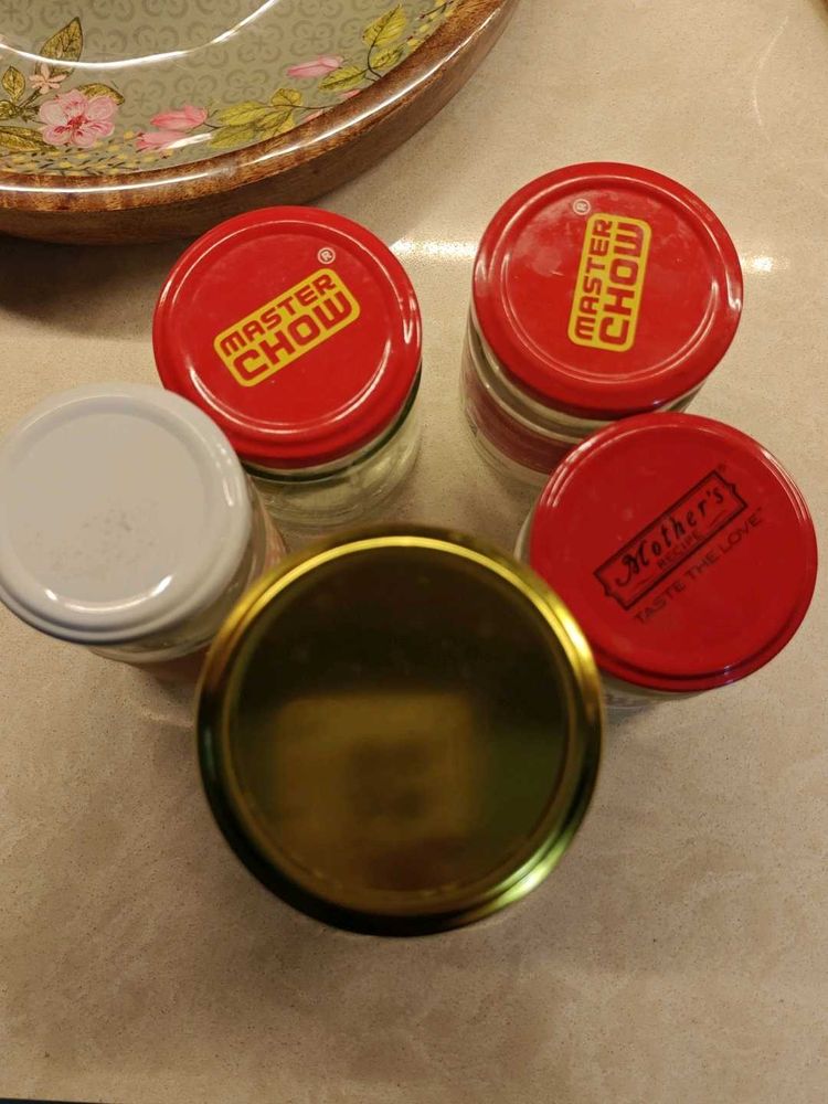 10 GLASS JARS ON SALE