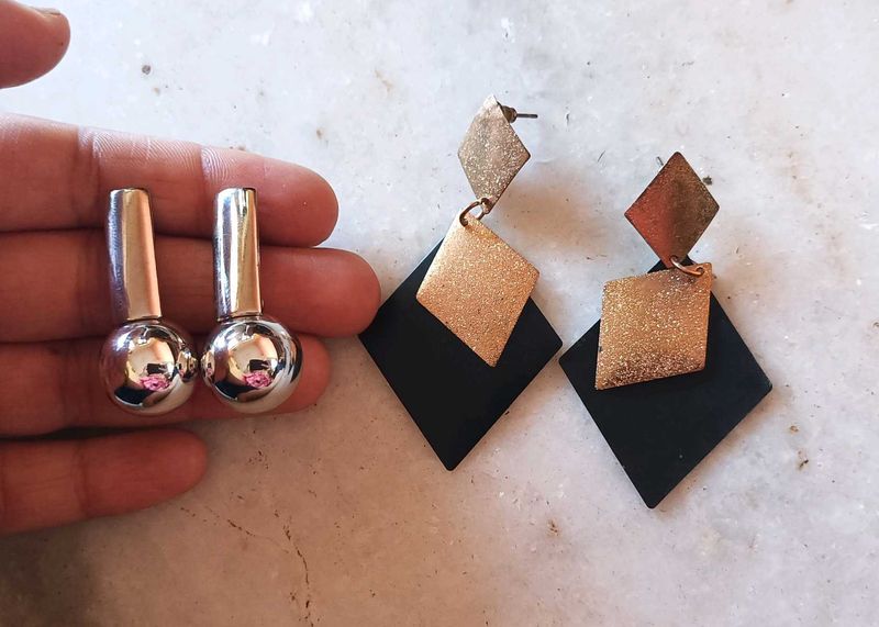 Two Pairs Of Earrings..