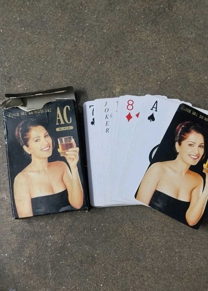 AC Black Playing Cards