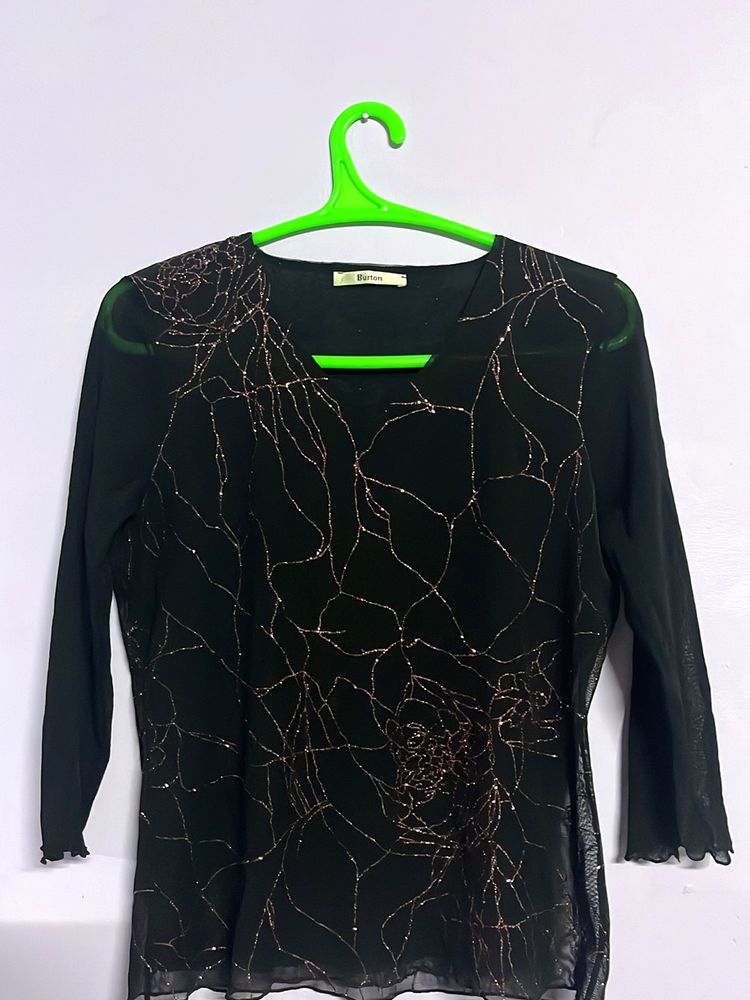 Balck Net Top