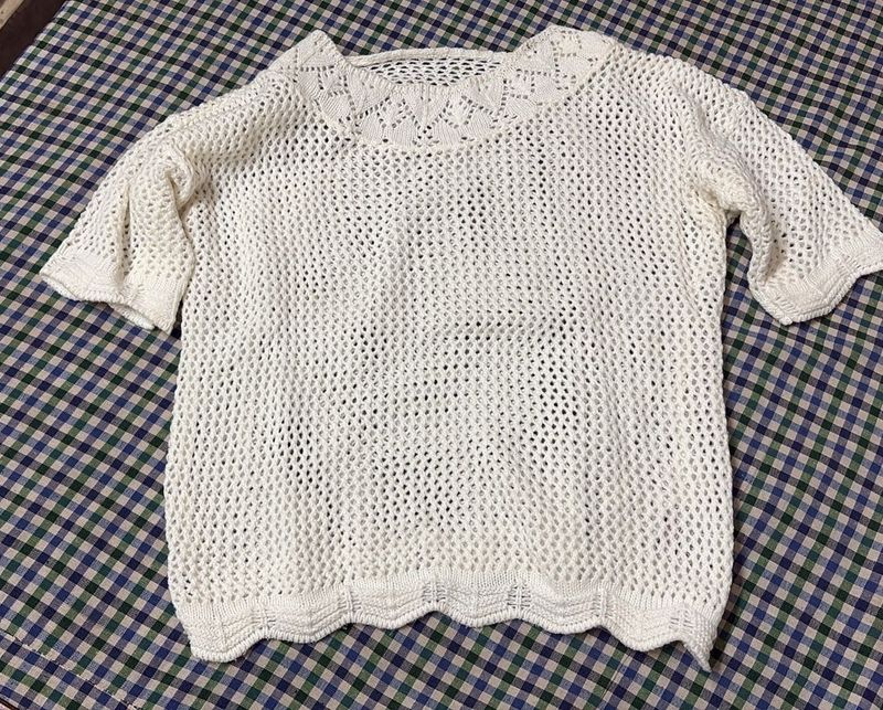 Crochet Knit Top
