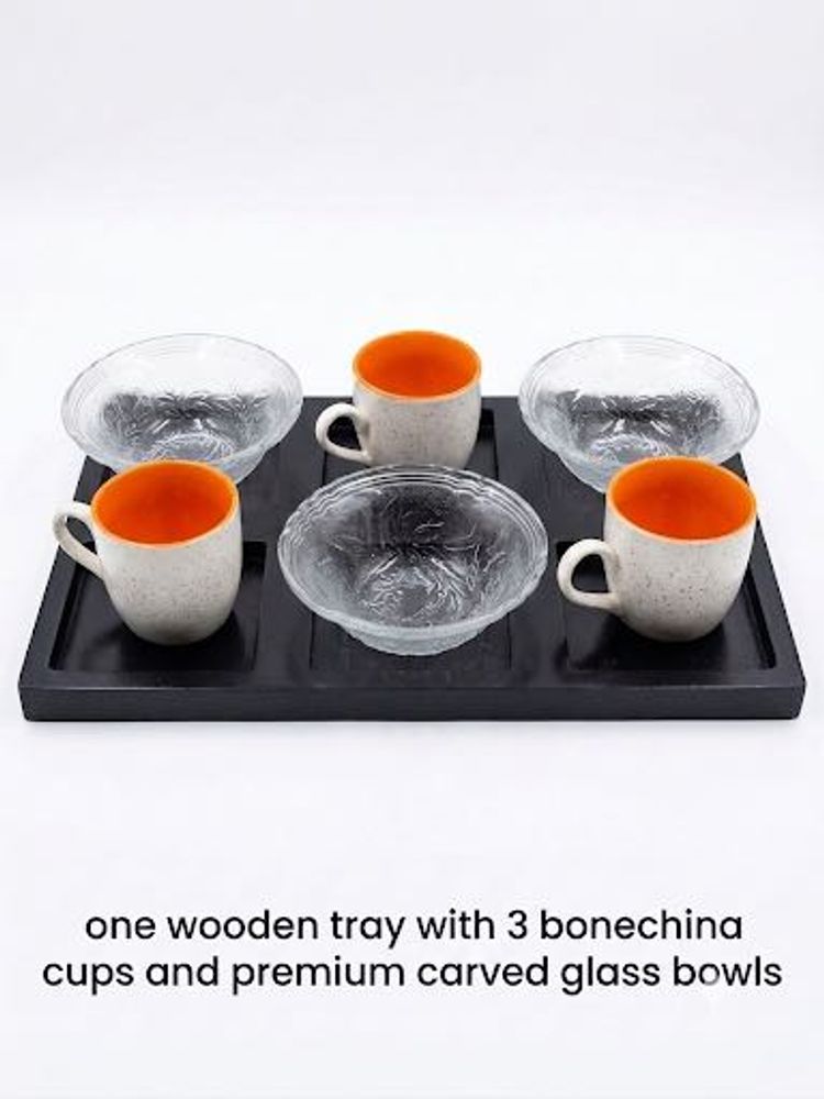 Elegant Coffee/Tea Set with Tray