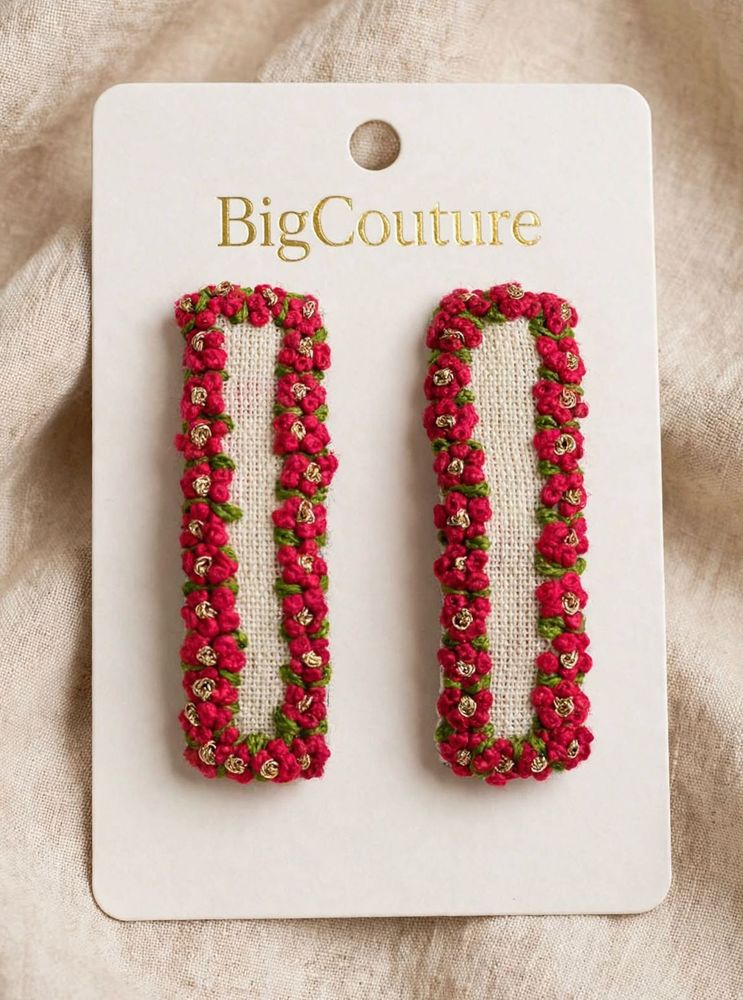 Floral Hair Clips
