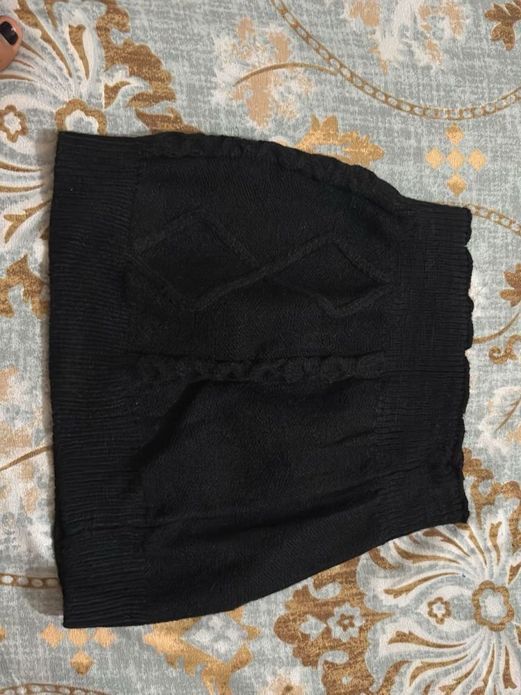 Black Knit tube top
