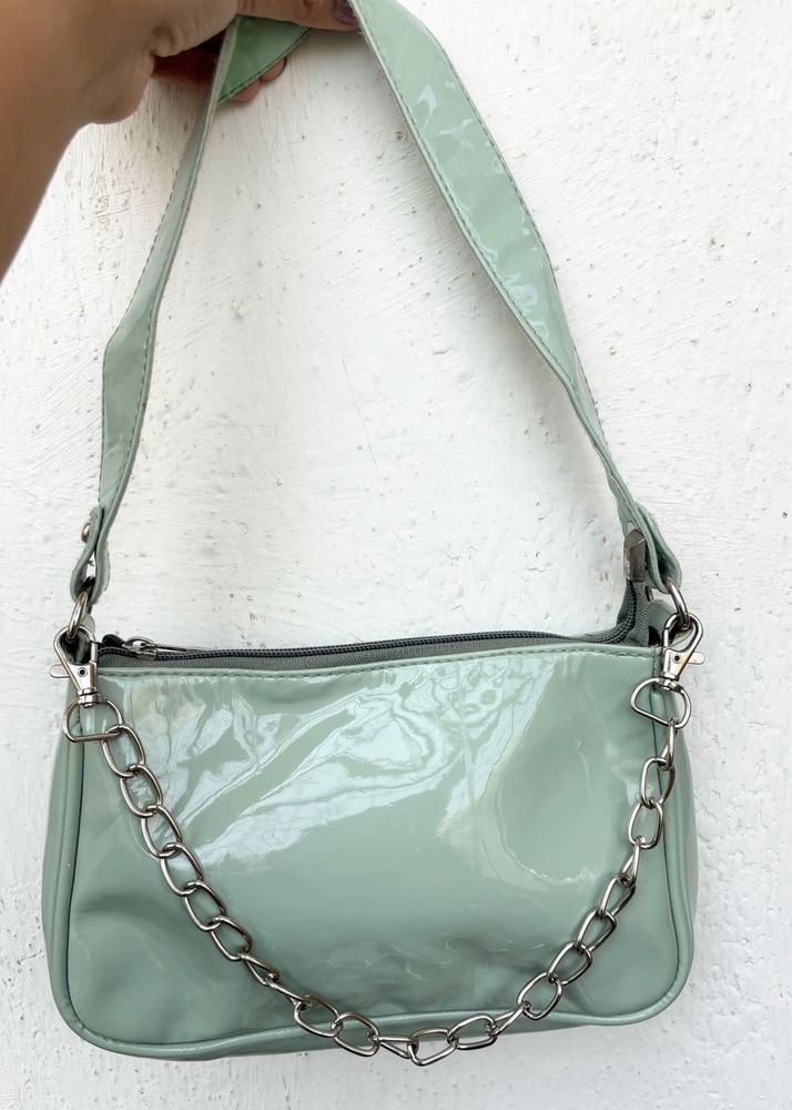 Mint green Shoulder Bag