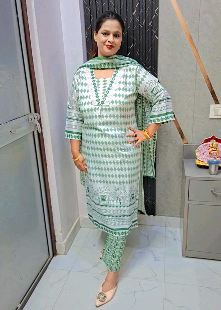 cotton kurti set