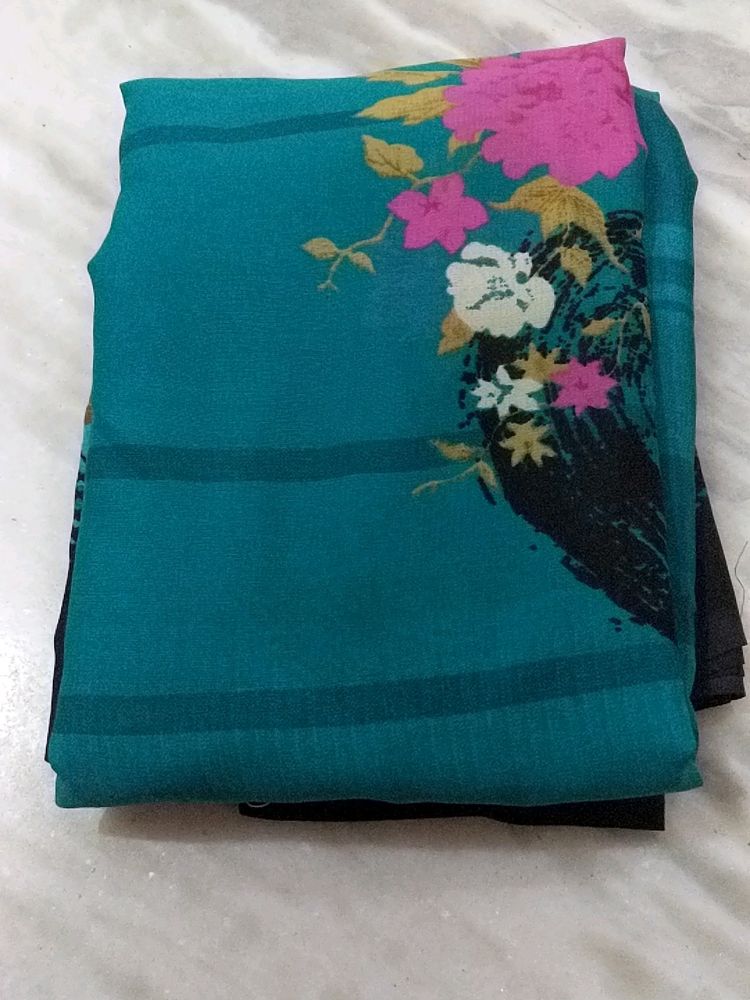 Georget Saree With Blouse