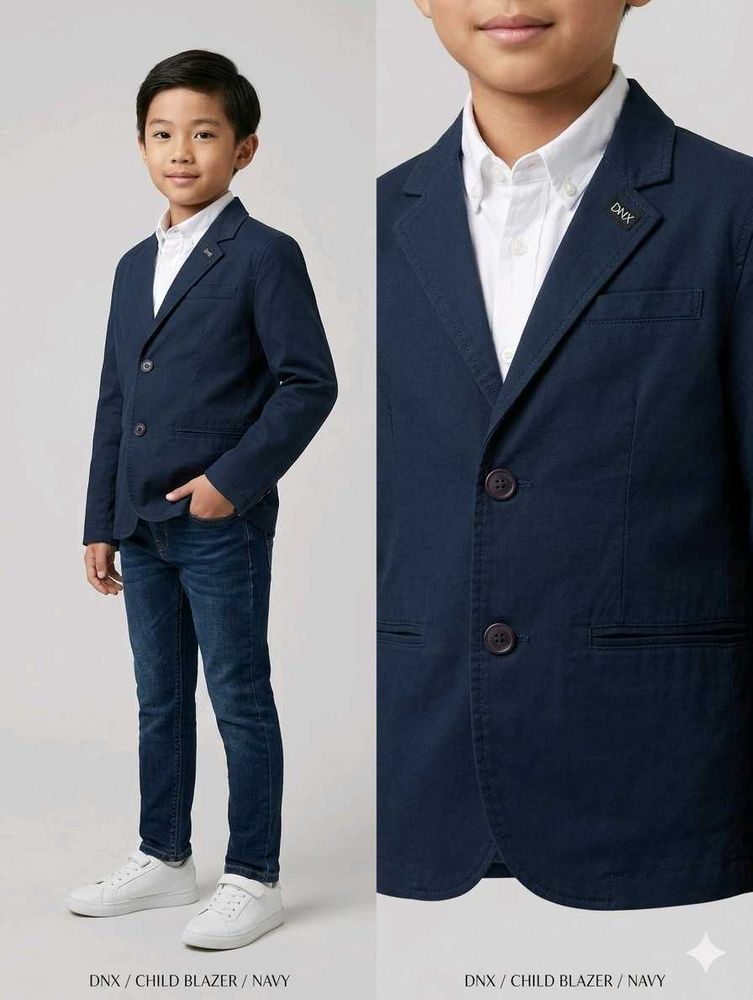 Stylish Navy Blazer for Boys